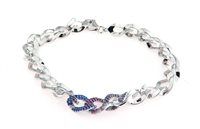 Bracciale Donna Bracciale Argento in Argento Zircone Forever Gioielli FGBR00347